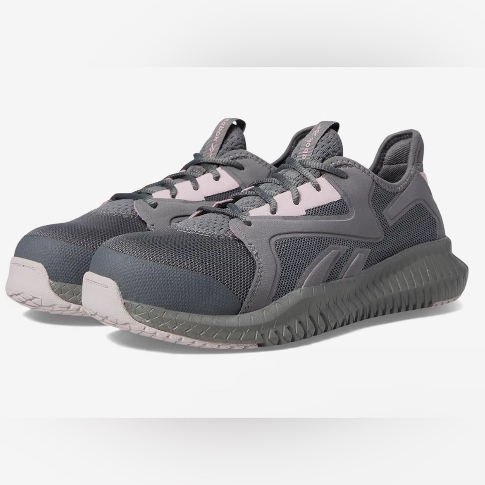 Reebok Women’s Gray Pink Work Flexagon 3.0 Sneakers Size 9